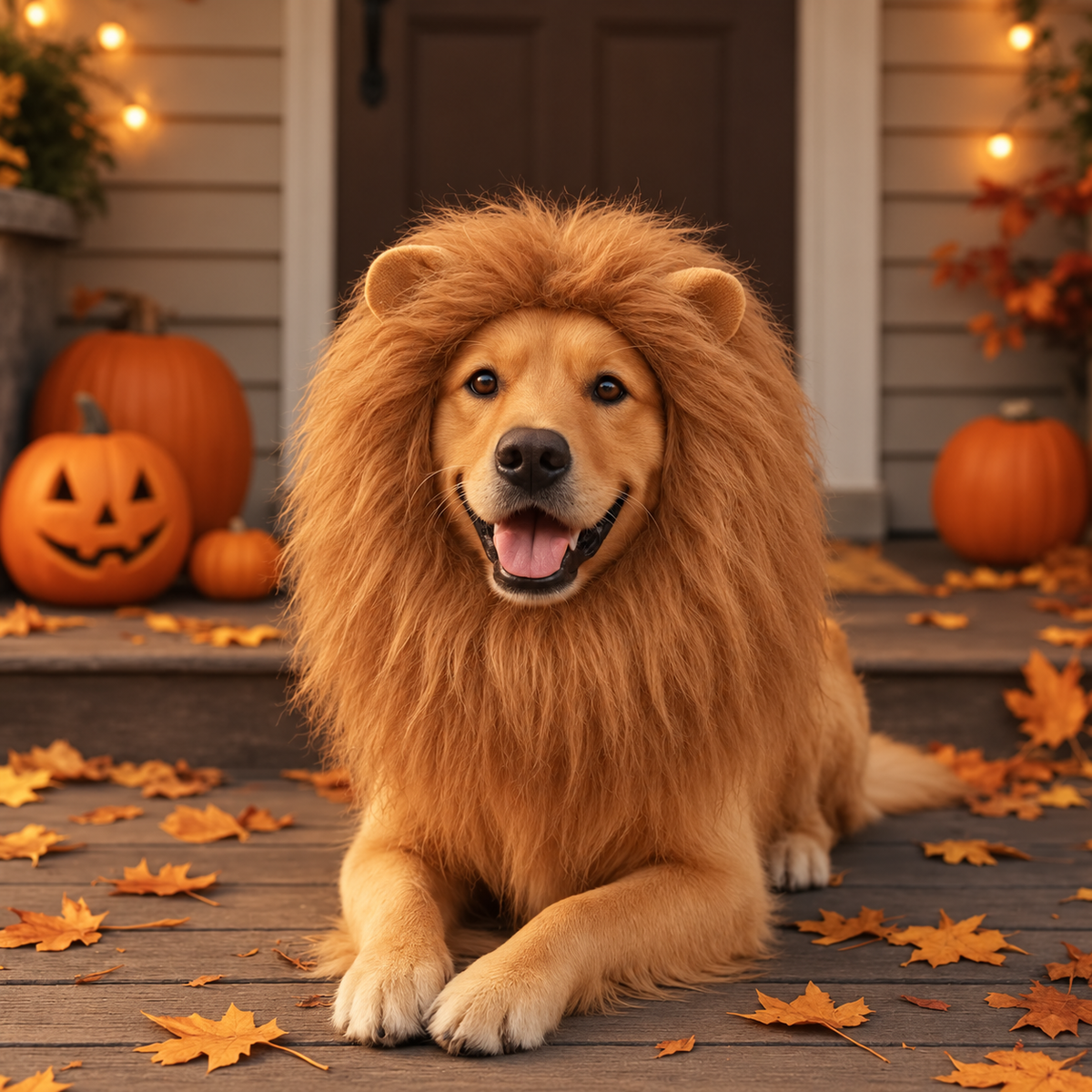 Lion Mane Dog Costume